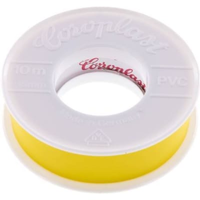 Elektrische Isolatietape Vde-Getest 15mm/10m Geel [10 Stuks]