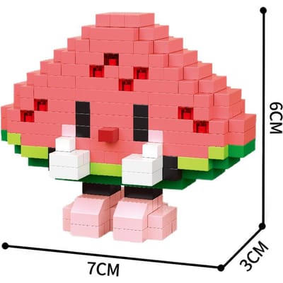 Hoge Kwaliteit Knwe Hoge Kwaliteit Gebouwd Hoge Kwaliteit Cartoon Hoge Kwaliteit Fruit Bouwset Zeer kleine schaal Compact formaat Hoge Kwaliteit Bouwen with box