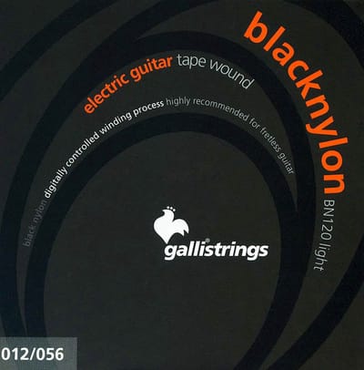 Galli BN-120 Black Nylon Paolo Anessi Signature elektrische gitaarsnaren (012-056)
