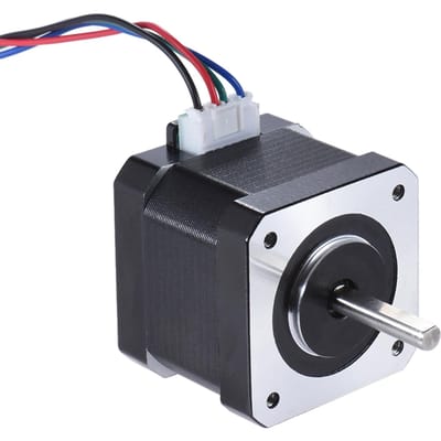 1 stuks Nema 17 Stepper Stappenmotor Aandrijfregeling 2 Fase 1.8 Graden 0.9A 0.4NM 42mm met 90cm Loodkabel 3D Printer/CNC Accessoire Vervanging 1 pcs gray