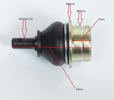 alle kogels kogelgewricht voor suzuki 750 kingquad 2008 tot 2012 42-1019 / voor lager/super nieuw