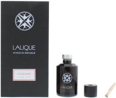 Lalique, Gingembre Yunnan Chine, Ginger, Diffuseur d'arôme à tiges, Noir, 250 ml