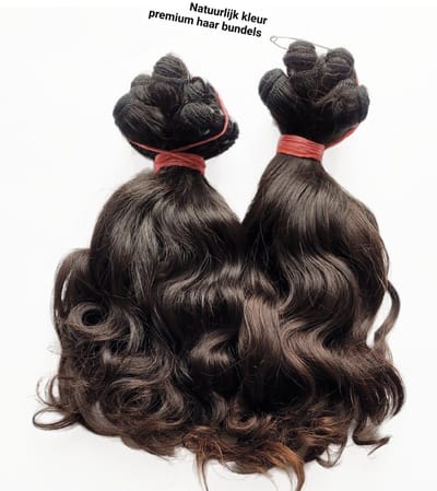 4 Bundels Frazimashop – 14 Inch Rauw Human Hair – Body Wave – Natuurlijk Onbewerkt Braziliaans Haar – Weave Haarstukken- voor Lente / Zomer