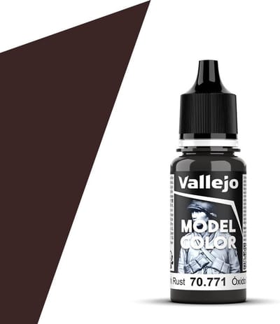 Vallejo Hobbyverf Acrylverf - 70771 Model Color - Dark Rust - Acryl - Verf flesje - 18 ml