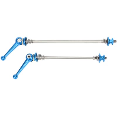 Fietswielnaaf Voor en Achter Snelspanners Mountainbike Snelspanners Set blauw