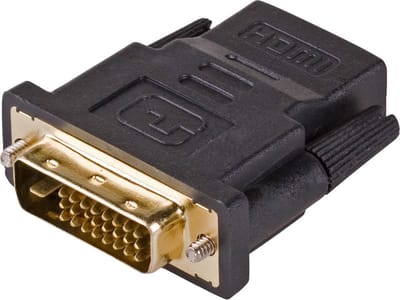 New Age Devi - Adapter voor HDMI en DVI - 1 HDMI-bus 1 DVI-stekker - 241-polig - Kleur Zwart