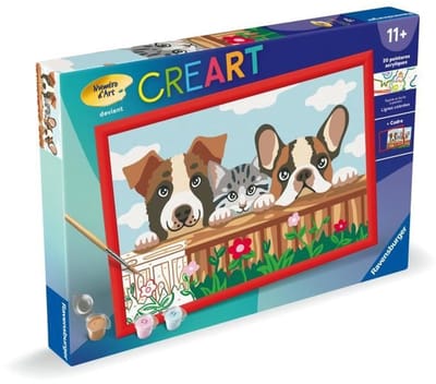 CreArt Kids 31x21cm Honden en Katten