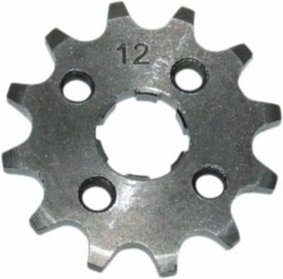 voortandwiel 12T honda mb 5 / honda mt 5 / honda mtx / derbi gpr 50 / derbi senda - 12 tands