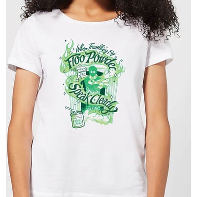 Harry Potter Floo Powder dames t-shirt - Wit - S