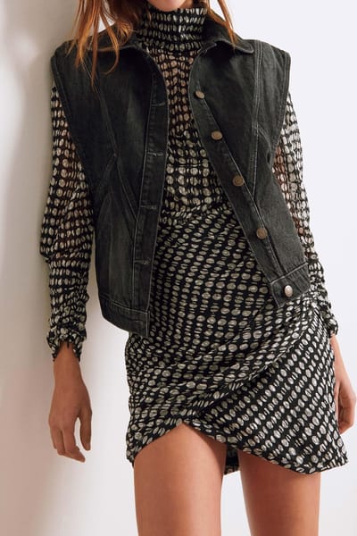 BA&SH Mini Dress Black Maat: L | Mini Jurken Outlet | Dames | Zwart