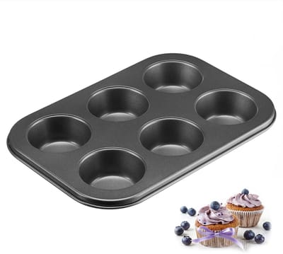 Westmark bakvorm voor 6 muffins 26.5x18.5x3cm