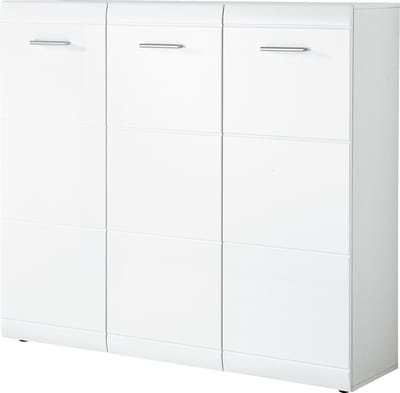 Germania Schoenenkast Adana Groot - L134 x B37 x H120 cm - Wit