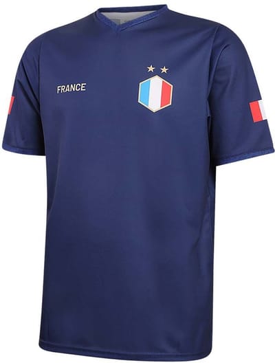 Mbappe Frankrijk Voetbalshirt Thuis - Voetbalshirts Kinderen - Jongens en Meisjes - Sportshirts - Volwassenen - Heren en Dames - Maat 140