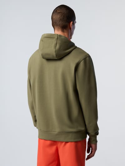 North Sails Hoodie Volledige ritssluiting met logopatch
