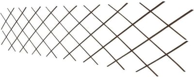 Wilgen Hekken - Trellis Panel - Tuin Afscheiding - Uitschuifbaar Ontwerp - 180x60 cm - Bruin