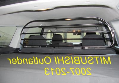 Hondenrek Auto - Hondenhek Bagage - Veilig Transport Honden - Duits DIN Test Goedgekeurd - 121 x 41 cm - Zwart