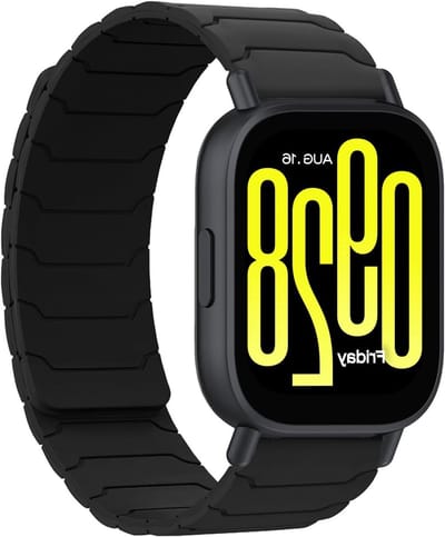 Vervangende Dubbelzijdige Magnetische Siliconen Horlogeband voor Xiaomi Redmi Watch 5 Active, Lite, S4 Sport, S3 en S1 Pro, Comfortabele en Duurzame Accessoire voor Smartwatch
