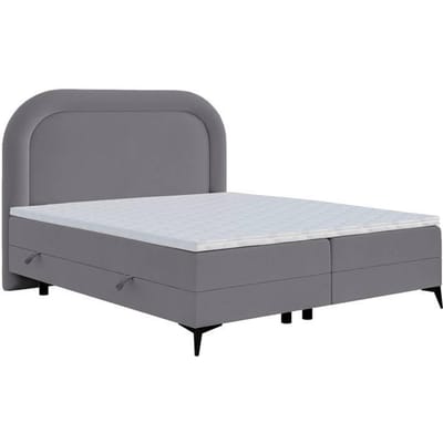Boxspring Lorena chenille inclusief topper 180 x 200 cm | NADUVI Collection