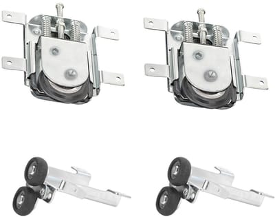 Set van 4 schuifwielen voor schuifdeuren, accessoires voor kasten en ramen, duurzame roller onderdelen