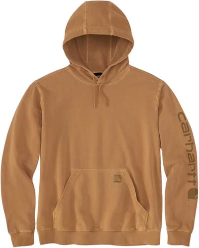 Carhartt Durham Garment Dyed Logo Hoodie -