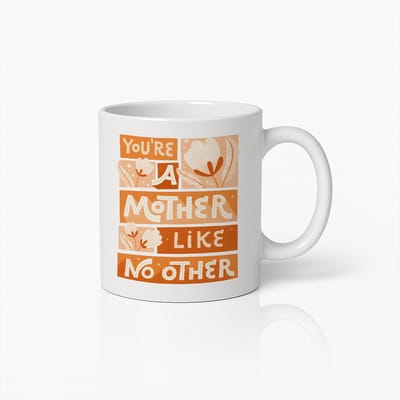 Je Bent Een Moeder Als Geen Ander Mok – Inspirerende Quote Keramische Koffiebeker – 330ml Moederdag Cadeau