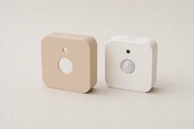 Philips Hue Bewegingssensor Cover Beige – Strakke Kap voor Hue Motion Sensor – Minimalistisch Design Accessoire