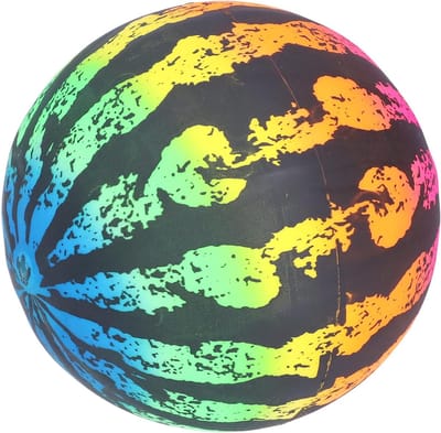 Opblaasbare Waterbal - Zomerbal Zwembadbal - Actief Spelen - Veilig en Duurzaam PVC - 22 cm Diameter - Watermeloen Design