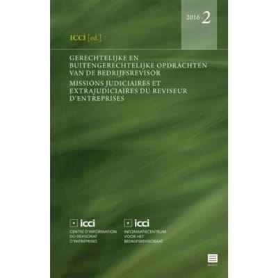 Gerechtelijke En Buitengerechtelijke Opdrachten Van De Bedrijfsrevisor / 2016-2 - Icci