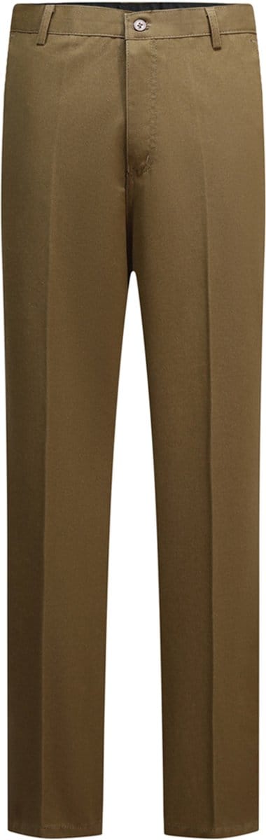 ALLTHEMEN Heren Effen Rechte Pij Hoge Taille Comfortabele Broek - Vier Seizoenen - XL