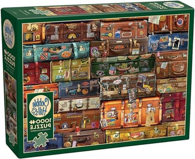 Legpuzzel 1000 stukjes - Reispuzzel - Ontspanning thuis - Willekeurig gesneden stukken - 68 x 49 cm - Meerkleurig