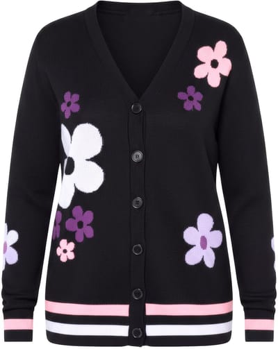 Angel of Style - Dames - Vest comfortabele pasvorm - Zwart - Maat 46+