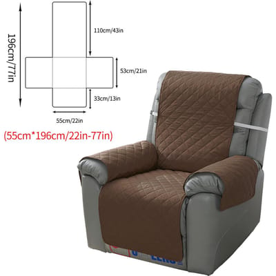 Eénpersoonsbankhoes Relaxfauteuilhoes Waterdicht Fauteuilbankhoes Meubelbeschermer voor Woonkamer