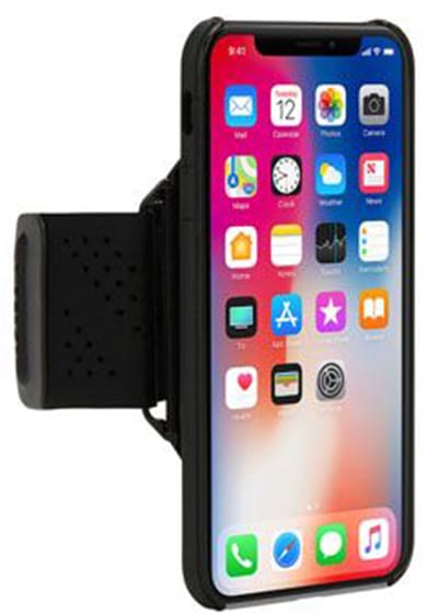 Incase, Verstelbare en lichtgewicht Sport Armband Pro Geschikt voor Apple iPhone X / XS, Zwart