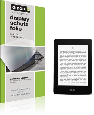 dipos – 2x Matte Beschermfolie geschikt voor Kindle Paperwhite 6 Zoll 2012 | Krasbestendige & antireflecterende Screenprotector Ultra-Thin