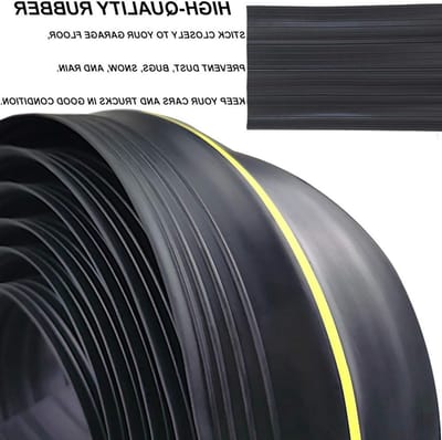 Universele Garagedeurafdichting van 3m, Weerbestendig en Rubber, Ideaal voor Schoon en Droog Garagevloeren