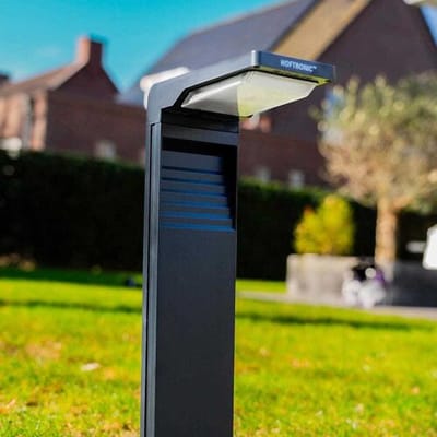 Set van 2 Maine Solar padverlichting prikspot - Geschikt voor buiten IP65 - Sfeervol 3000K warm wit licht - 2 lichtstanden - Zwart - 2 jaar garantie - Sokkellamp