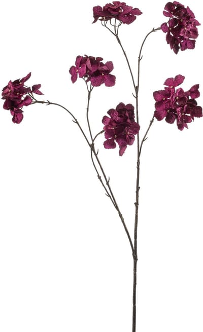 Emerald - Kunstbloem Hortensia 85cm paars - Kunstplant voor binnen