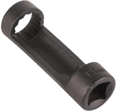 Dailygoods- Schokdempermoersleutel 1/2 inch DR. x 18 mm - Handgereedschap - Roestvrij staal - Duurzaam - Compact ontwerp - Eenvoudig in gebruik - Veerpootgereedschap