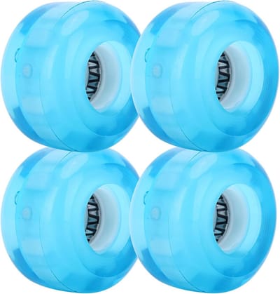 Skateboard Wielen - Longboard Wielen - Soepel Skaten - Hoge Elasticiteit - 4 Stuks 52mm - Blauw