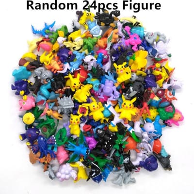 Pokemon Actiefiguur Speelgoed 144St/120St/96St/72St/48St/24St Mini Figuren Pikachu Anime Pop Verjaardagscadeaus yellow