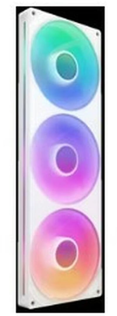 NZXT F420RGB Core (single frame 420mm fan) - White - Case ventilator - Wit met RGB-licht - 34 dBA