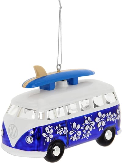BRISA VW Collection - Volkswagen T1 Bulli Bus kerstversiering & decoratie van glas in geschenkdoos (schaal 1:40)