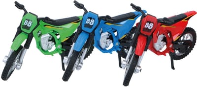 Motor bike die-cast 4pc 3as