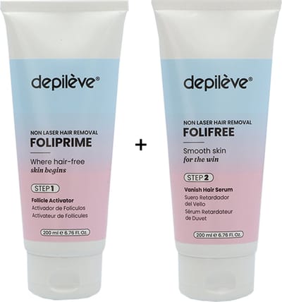 Depilève Duo Foliprime + Folifree 2 x 200 ml