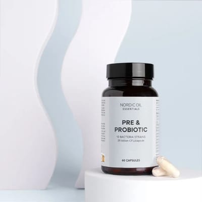 Nordic Oil© - biotica supplementen Capsules - Voor Gezonde Darmflora & Versterkt Immuunsysteem - 60 Capsules - Spijsvertering Ondersteunen - Hoge Kwaliteit