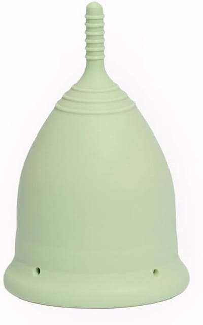 Menstruatiecup Zacht - Intieme Hygiëne Cup - Veilige Bescherming - Medische Siliconen - Maat L - Mint Groen