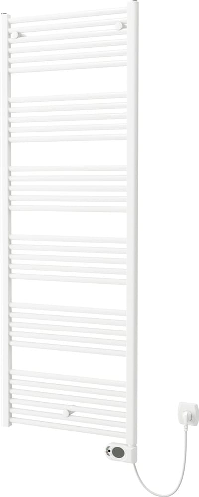 Plieger Elba Elektrische handdoekradiator – Handdoek verwarmer – Met klokthermostaat – 170.2 cm x 60 cm – 900 Watt – Wit