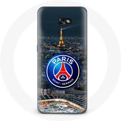 Coque - Maniacase - Samsung Galaxy A3 2017 - Noir - Souple - PSG logo noir