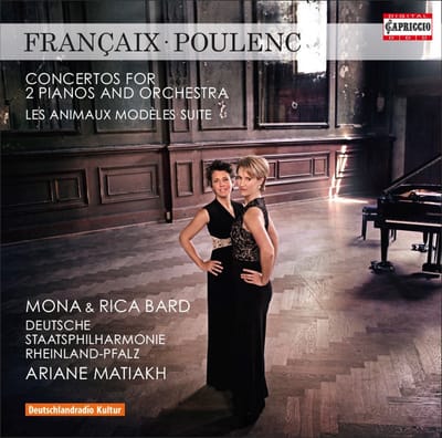 Mona Bard & Rica Bard, Deutsche Staatsphilharmonie Rheinland-Pfalz, Ariane Matiakh - Françaix: Concerto For Two Pianos And Orchestra (CD)