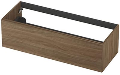 INK - Onderkast 1L Decor Softclose Tbv Greep - 1200x450x350 Mm - Zuiver Eiken